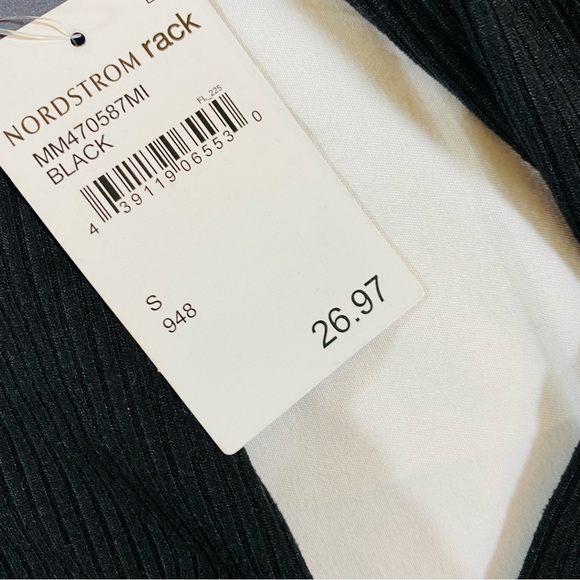 NWT Melrose and Market cute bodycon crop long sleeve top - Picture 9 of 9